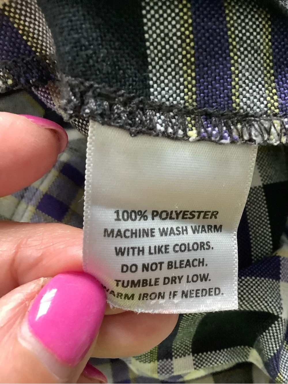 Parker Black, White & Purple Pleated Plaid Skater Skirt